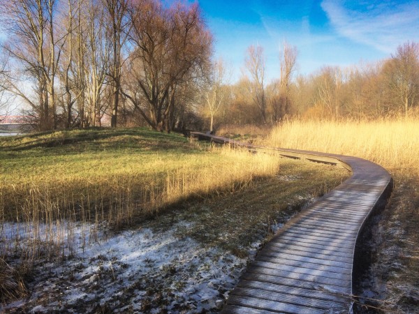 Vlonderpad tussen Geervliet en Rhoon